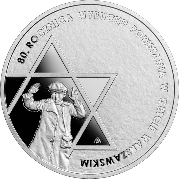 10 zł, 80. rocznica wybuchu powstania w getcie warszawskim, 2023
