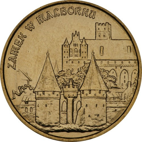 2 zł, Zabytki kultury materialnej w Polsce: Zamek w Malborku, 2002