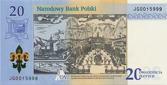 20 zł, 300-lecie koronacji obrazu Matki Bożej Jasnogórskiej, 2017