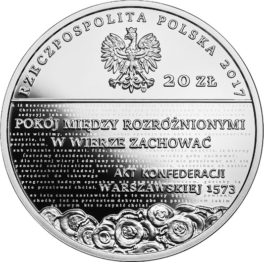 20 zł, Pięć wieków Reformacji w Polsce, 2017