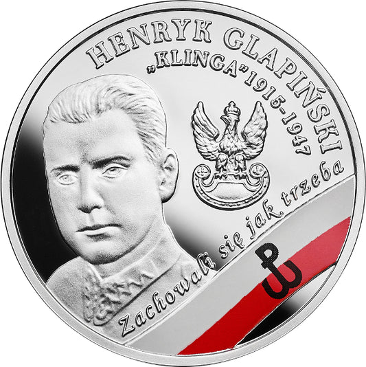 10 zł, Wyklęci przez komunistów żołnierze niezłomni - Henryk Glapiński "Klinga", 2017
