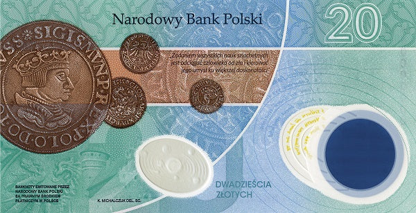 20 zł, banknot Mikołaj Kopernik, 2023