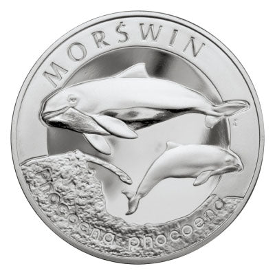 20 zł, Zwierzęta świata - Morświn (łac. Phocoena phocoena), 2004